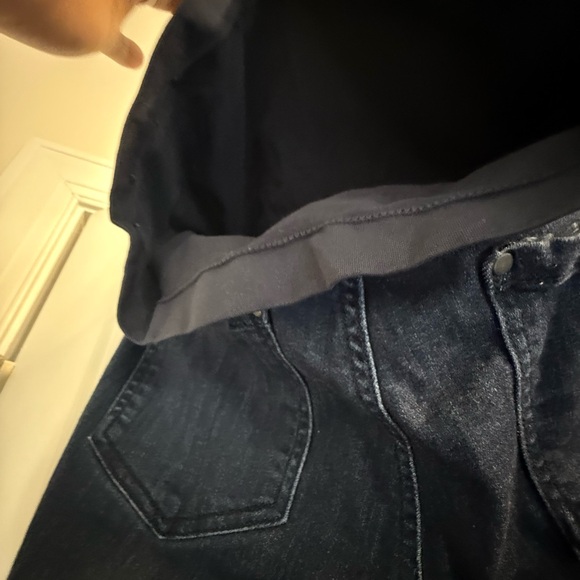 Indigo Blue Jeggings with Knee Patches - Picture 13 of 15